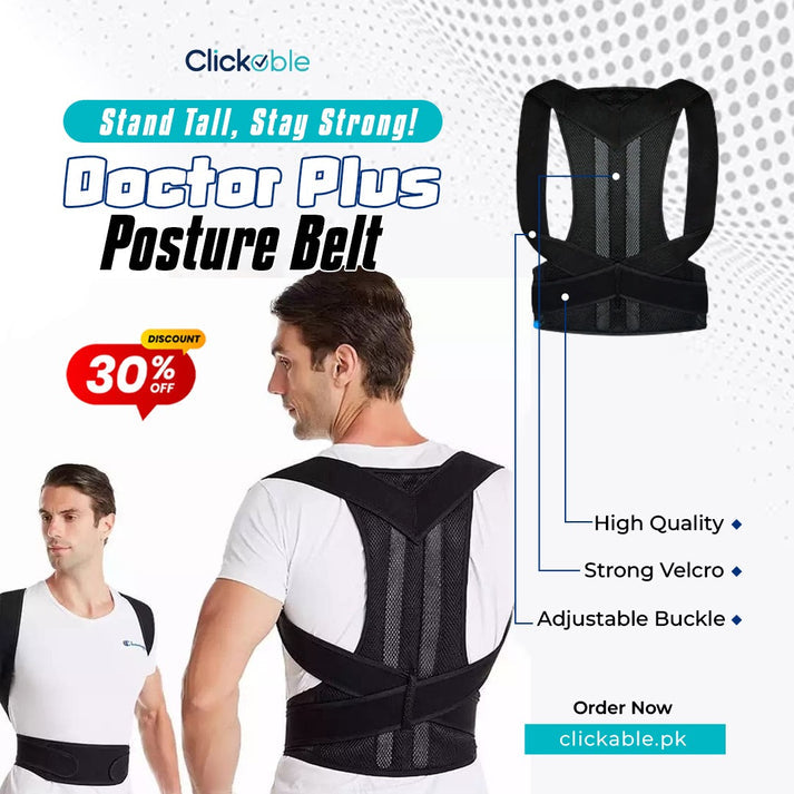 Back Pain Relief Shoulder Back Support Belt | Posture Corrector Belt For Men & Women
